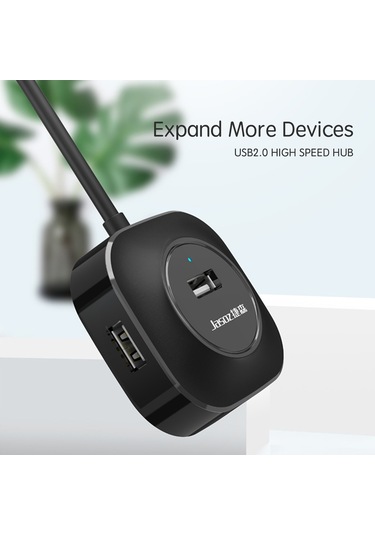 Springsun Dizüstü Bilgisayar İçin Usb Şarj Portlu Yüksek Hızlı 4 Portlu Usb2.0 Hub Çoklu Arayüzlü Hub Genişletici Konsantratörü