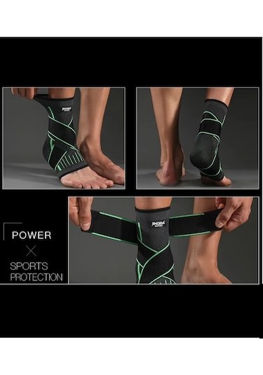 Egzersiz Koşu Koruyucu Bandajlı Ayak Desteği Pedi Ayarlanabilir