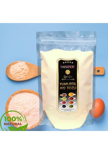 Hanzade Bitkisel Yumurta Akı Tozu Merenk Tozu 100 G