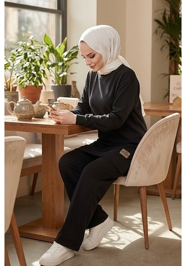 Bestenur Arma Detaylı İkili Takım 1730 - Siyah