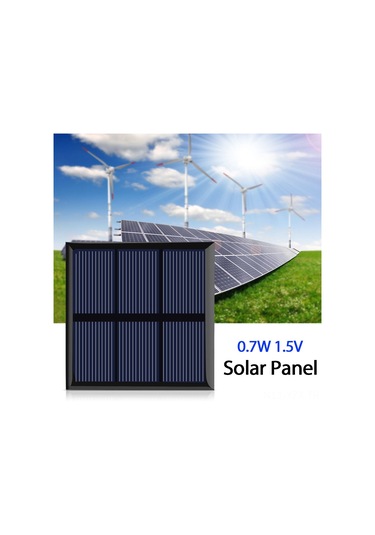 Yaozixa 1.5v 0.7w Güneş Paneli, 70x70mm, 1.2v Pil Şarj Edici, Dıy Uygulamalar İçin, Yüksek Verimlilik, Esnek Kablolu