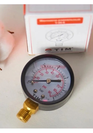 Tım Dikey Basınç Ölçer Manometrethreads'li Basınç Ölçümü İçin Radial 165632718