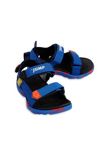 30071 Çocuk Okul Öncesi Hafif Sandalet Saks Mavi