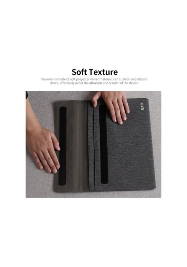 Yifomall Gmk Km2 14 İnç Altı Taşınabilir Monitör Çantası - Gri Polyester+ketencik Materyal - Taşınabilir Ve Hafif Ekran Koruma Çantası Gri