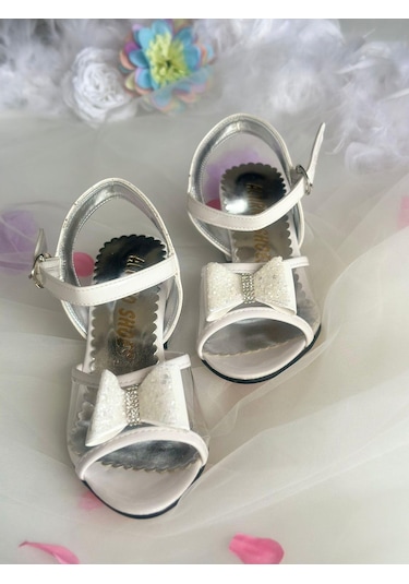 Gala Önü Simli Fiyonklu Topuklu Çocuk Ayk 001