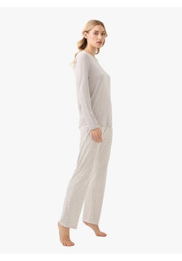 Kadın Pijama Takımı 51962 - Gri Gri
