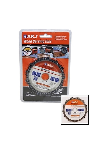 Arj Zincirli Ahşap Testere Disk 115 x 22.23 MM