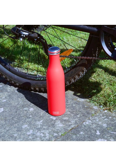 Lurch 750 Ml Paslanmaz Çelik Termos - Çift Cidarlı, Sızdırmaz Mercan Pembe