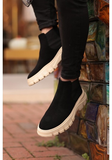 Serhat Özköroğlu - Siyah Süet Bot Siyah Siyah