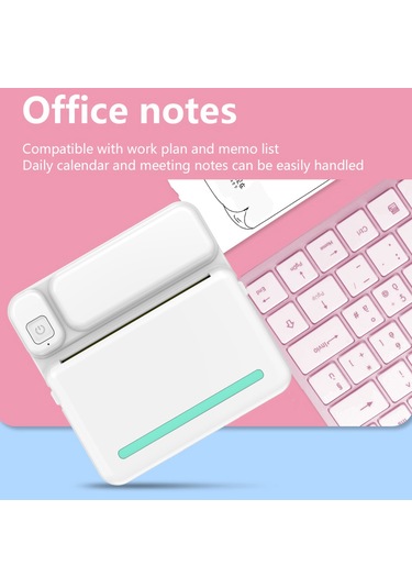 C19 Mini Bluetooth Uyumlu Termal Yazıcı Öğrenci Yapışkanlı Etiket Akıllı Etiket Yazıcısı, Standart Sürüm - Yeşil