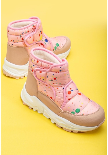 Şiringenç Ortopedik Cırtlı Paraşut Pembe Kız Çocuk Bot-2601-pembe Pembe