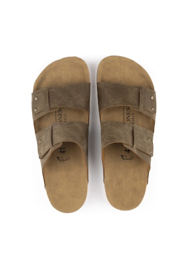 Comoflex Pimli İlkbahar-yaz Erkek Terliği Vizon