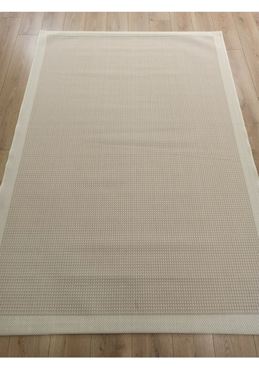 Çam Halı Sisal 9427 Krem / Bej Bordürlü Jüt Sisal Kilim