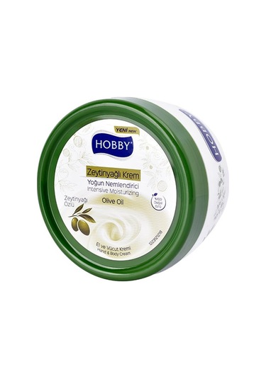 Hobby Zeytinyağlı Yoğun Nemlendirici El ve Vücut Kremi 300 ML