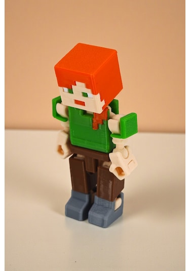 Minecraft Alex - Oynar Eklemli Oyuncak Figür