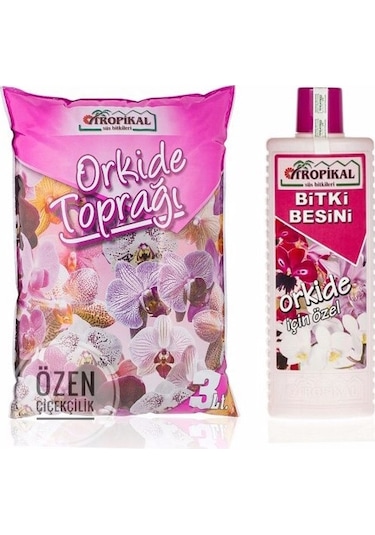 Özel Karışımlı 3L Orkide Toprağı ve Orkide Besini Vitamini