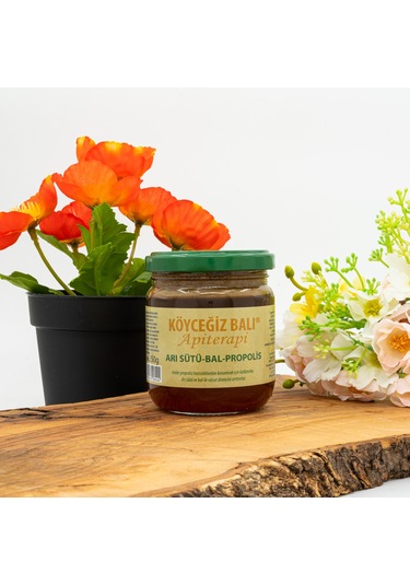 Köyceğiz Balı Arı Sütü Bal Propolis Karışımı Cam Kavanoz 250 G