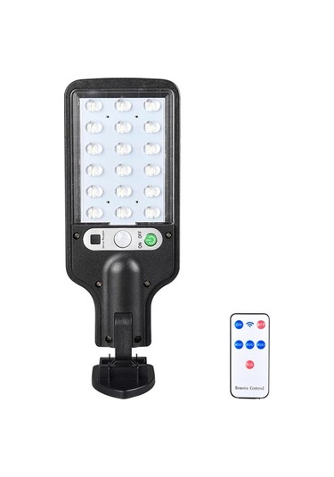 Cbtx 616 Hareket Sensörlü Güneş Enerjili Dış Mekan Bahçe Duvarı Lambası, Uzaktan Kumandalı - 18 Led Diğer