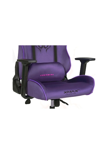 Rio Balerion Terletmez Kadife Kumaş Mor Gaming Oyuncu Koltuğu -2 Mor