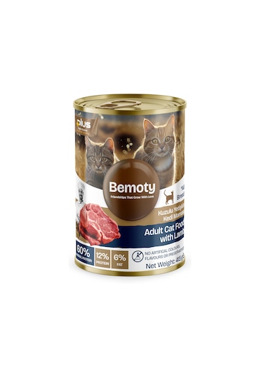 Bemoty Karışık Lezzetler Yetişkin Kedi Konservesi 6 x 415 G