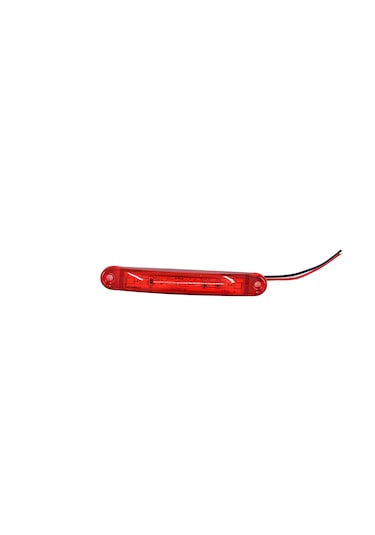 10 Adet Kırmızı Parmak Lamba 9 Led 12v 24v