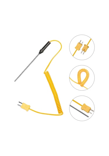 Homyl İç Mekan Dış 20cm Için K Tipi Termokupl Probu 20-santimetre