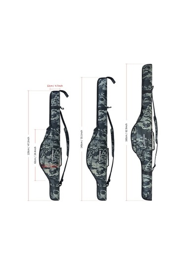 Pazly Katlanabilir Nylon Olta Çantası - Seyahat İçin Hafif & Pratik Taşıma, 3 Boyutlu Seçenek