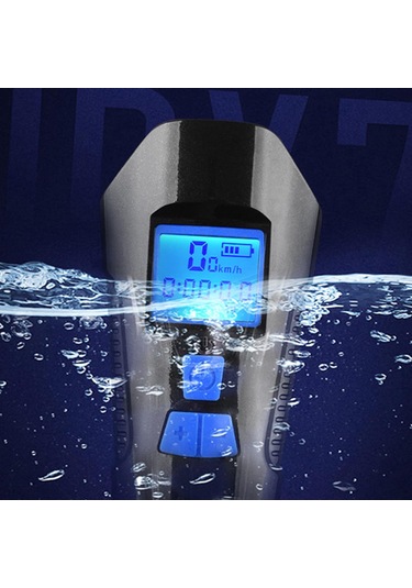 Venaliastore 120db Bisiklet Korna Far 6 Zil Sesi 5 Sürüş Modu