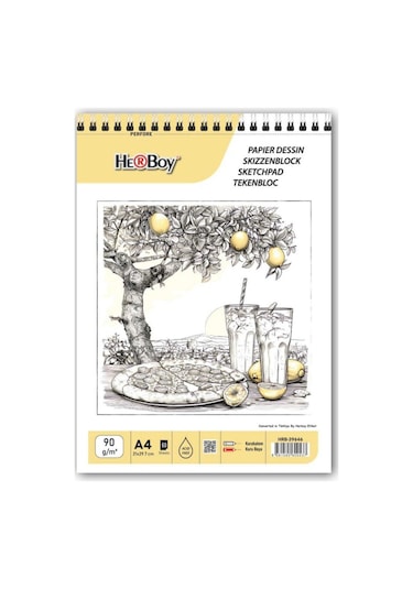 Sketch Pad A4 90g/m2 60 Yaprak Hrb-39646