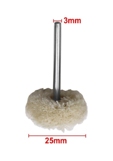 Sones 10 Adet/takım Yün Parlatma Başlığı Yün Parlatma Tekerleği Elektrikli Taşlama Makinesi Aksesuarları