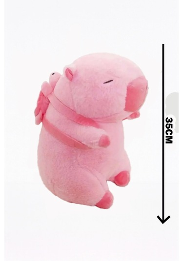 Cappy Capybara Peluş Pembe Renk 40 Cm Cappysnug Capyberry Cappylush Pembe