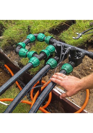 Poelsan Kablin Redüksiyon Te 63x40x63 Kaplin Te Kangal Boru Ekleme Te Sulama Borusu Kaplin Te