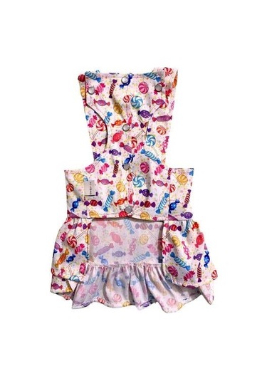 Gedyco Candy Fırfırlı Salopet Küçük Irk Köpek Elbisesi