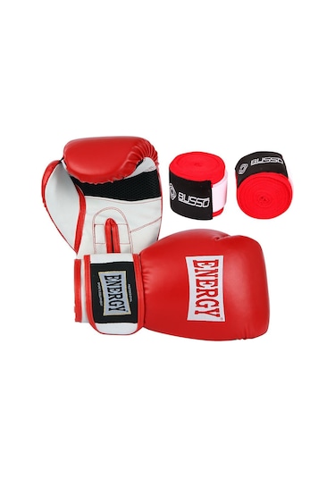 Busso Energy Force II Boks Eldiveni + Bandaj