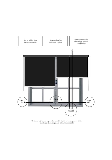 Siyah Blackout Stor Perde Tam Karartma Yüksek Kalite Superblackout Siyah