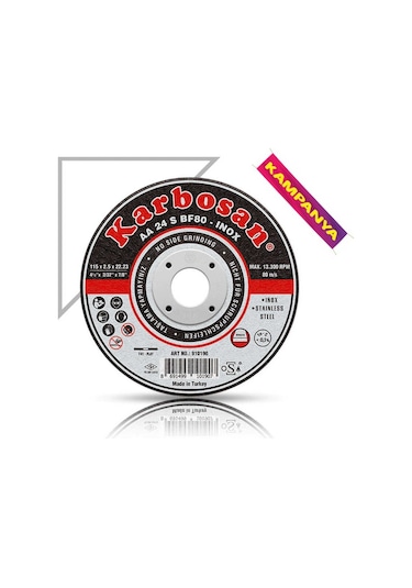 KARBOSAN İNOX THIN KESİCİ 115 Mm 300 ADET (1 KOLİ)