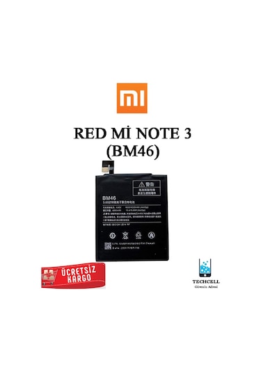 Xiaomi Redmi Note 3 Bm46 Batarya Pil