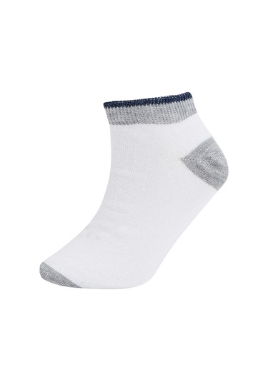 DeFacto Erkek Çocuk 5'li Pamuklu Çizgili Patik Çorap N1919A6NSKR1