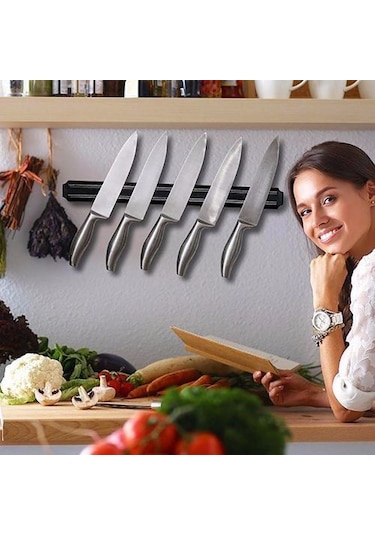 Mıknatıslı Bıçak Askısı Bıçak Tutucu Bıçak Standı Bıçaklık 33 CM