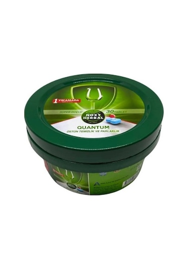 Noxy Herbal %100 Doğal Makinesi Deterjanı 30 Tablet
