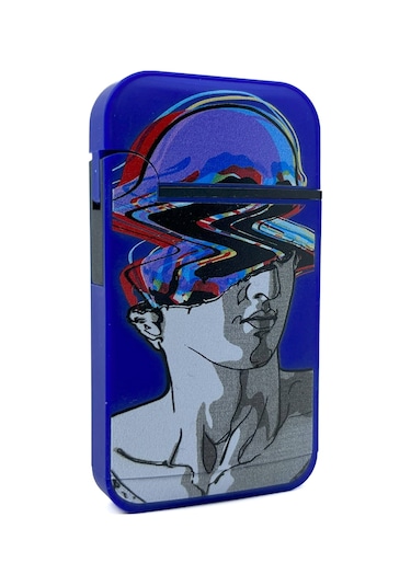 Zengaz Cool Tasarım Jet Alev Çakmak - Mind Crash Lacivert