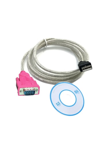 Usb 2.0 To Rs232 Seri Com Port Usb Db9 Pin Erkek Dönüştürücü Kablo 1.30m