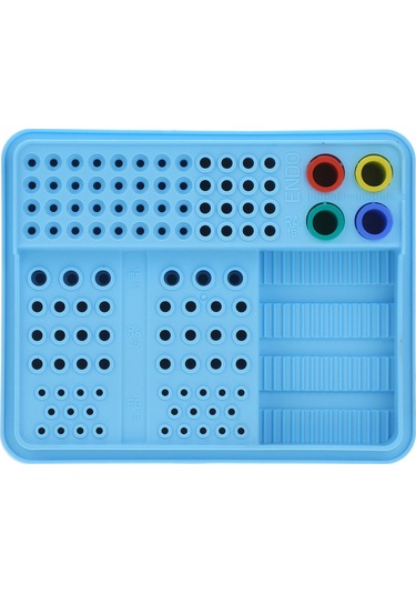 Shineyee Endo 91 Delikli Diş Saklama Ve Dezenfeksiyon Kutusu Endo Burs Tutucu Bur Dezenfeksiyon Kutusu-298