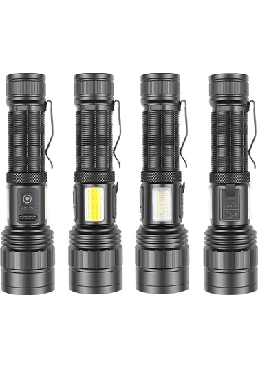 Ps-6153 10000 Lümen Zoomlu Mıknatıslı Tg Cob Led Powerbank Özellikli Profesyonel El Feneri