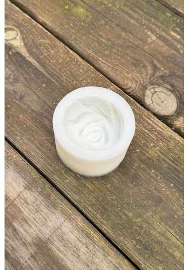 Gül 3d Tekli Mum Kalıbı Silikon