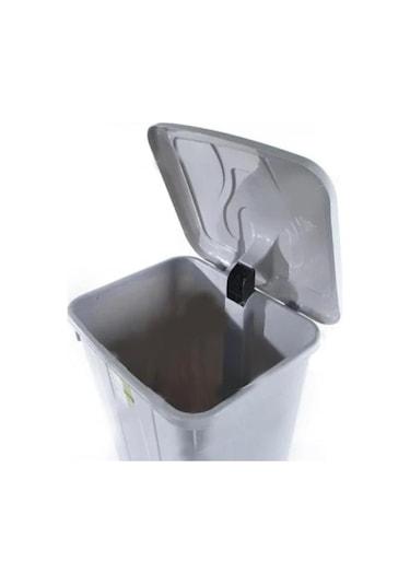 Omnipazar Sy-4265 Mavi 85 Lt Köşeli Pedallı Tekerlekli Çöp Kovası