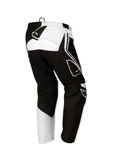 Ufo Cluster Pants K Motosiklet Pantolonu Beyaz - Siyah