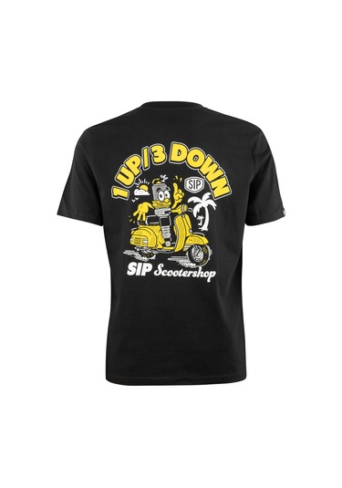 Sıp Scootershop Sıp T-shirt - 1 Up / 3 Down Siyah / Sıp