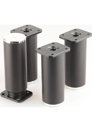 Brante N-100 Dk 7 T1-20р.22 Siyah/krom 4 Adet Dekoratif Destek 145162130 Siyah