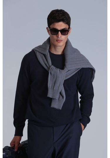 Lufian Moon Erkek Kazak Lacivert Lacivert 112090128100200 Lacivert